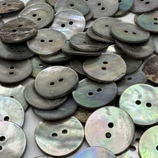 Smoke/Rainbow/Iridescent MOP/Mother Of Pearl Shell Button 17mm 5/8" 2hole