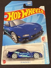 Hot Wheels HW J-Imports 9/10 '95 Mazda RX-7 in Blue 170/250