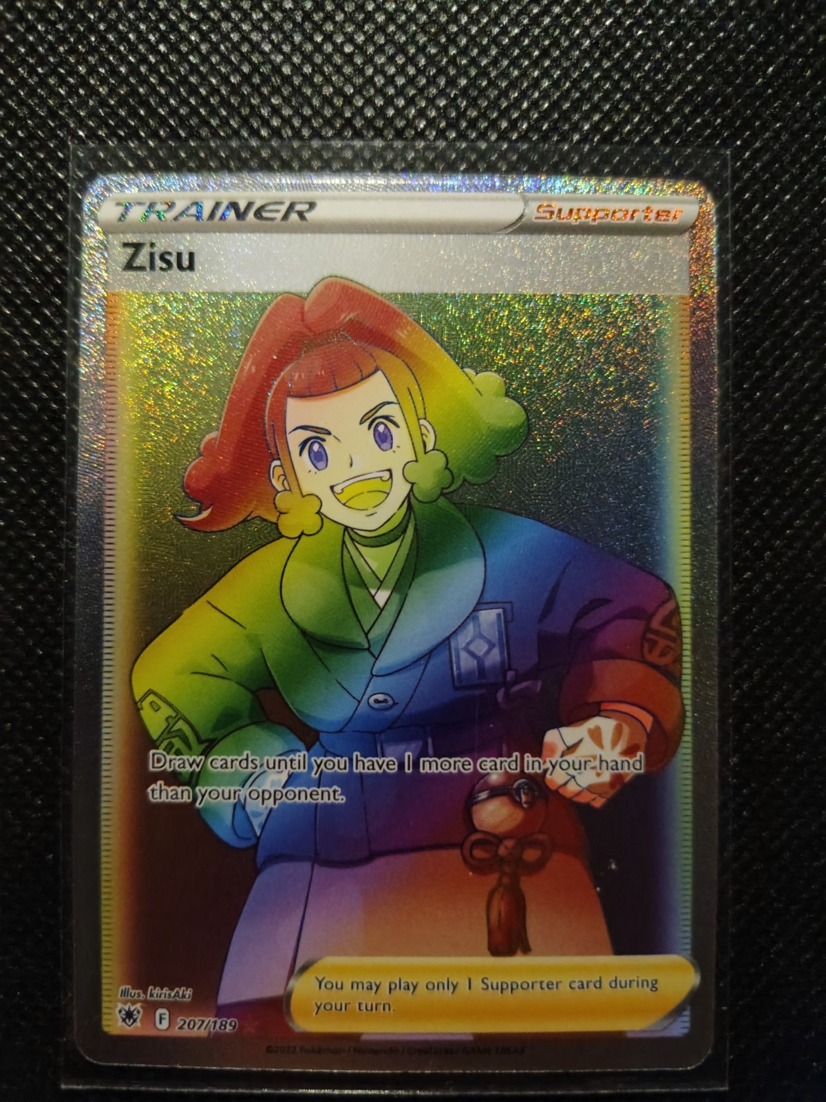 Pokemon TCG Zisu 207/189 Rainbow Rare