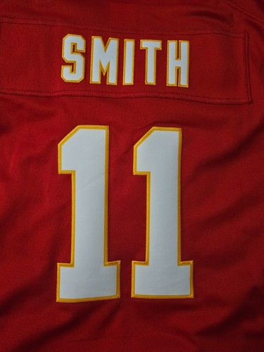 Maglia Alex Smith Nike On-Field Youth L Large Kansas City Chiefs - Foto 12 di 12