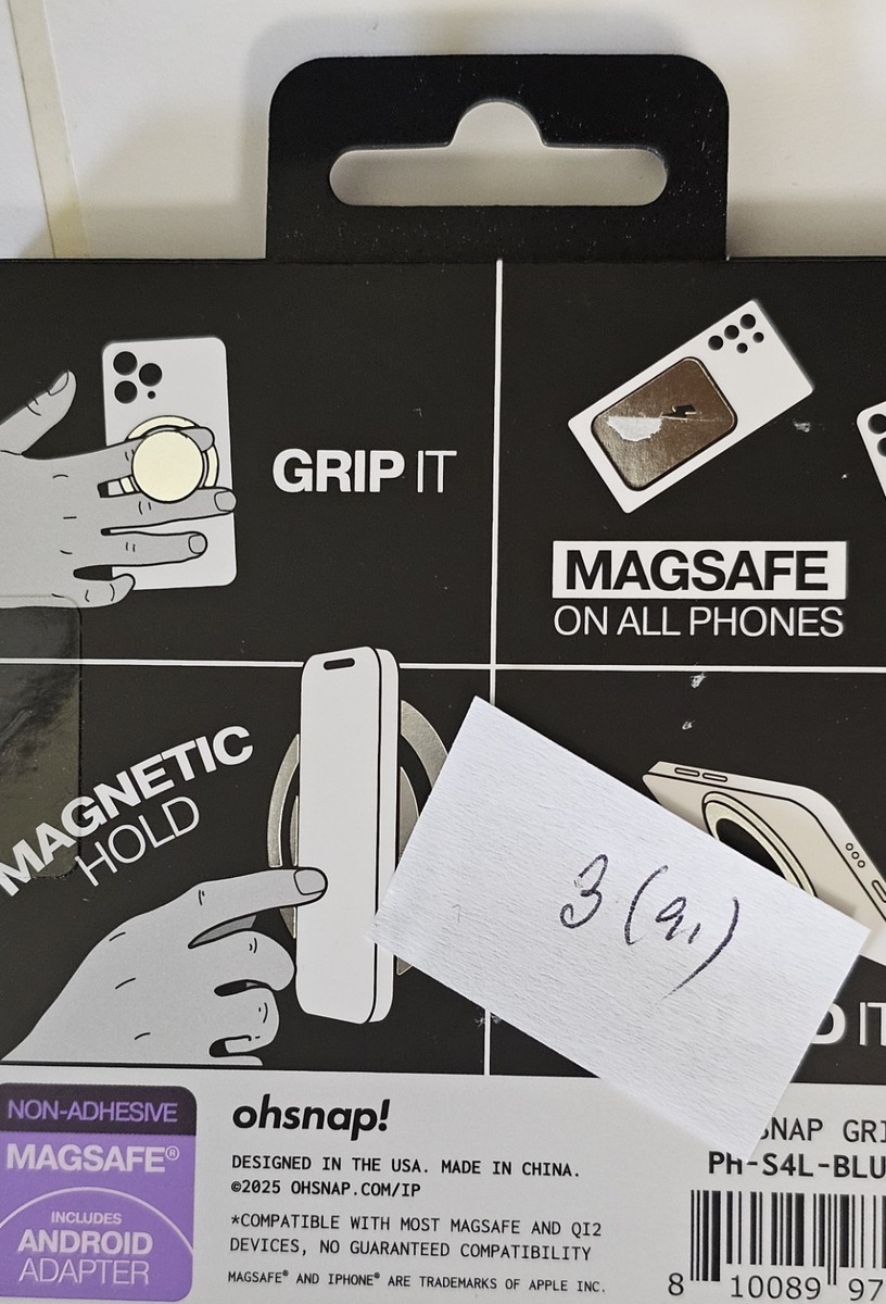 OhSnap Snap 5 Magnetic UltraThin Phone Grip & Stand w/ Magsafe