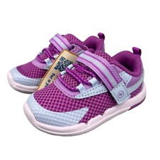 Stride Rite SRT Ian Sneaker Little Kid 4M Purple Mesh First Walker NEW