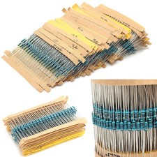 3120PCS 156 Values Metal Film Resistors Assortment Kit Set 1ohm~10M ohm 1/4W 1%