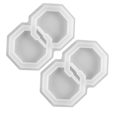 2 Pcs Gießformen Aus Silikon Ohrstecker-Form Anhänger Zur Schmuckherstellung