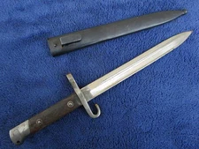 ORIGINAL ANTIQUE M1895 AUSTRO-HUNGARY MANNLICHER  NCO BAYONET AND SCABBARD