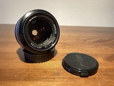 Nikon F Nikkor 50mm 1:1.4 AI Standard Objektiv Festbrennweite Top Zustand