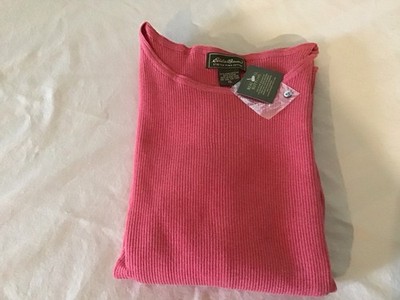 Eddy Bauer Woman s Sweater - XL - Pink Heather - Stretch