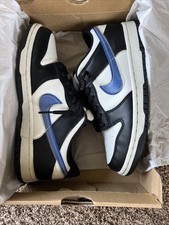 Nike Dunk Low GS NN Black White Royal Size 6 Youth