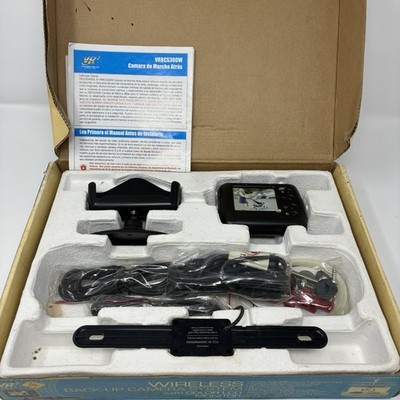 VR3 VRBCS300W Black Wireless Back Up Camera System With Color LCD Monitor OB