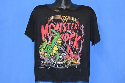 MONSTERS OF ROCK ‘88 Tシャツ　XL VAN HALEN vtg 80s VAN HALEN MONSTERS OF ROCK TOUR 1988 METAL DISTRESSED CUT