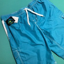 NWT Kanu Surf Swim Trunks Men s SZ XXL Board Shorts Blue Surfing Boating Fishing