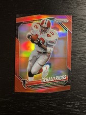 2025 GERALD RIGGS PANINI PRIZM RED SSP #117 FALCONS 