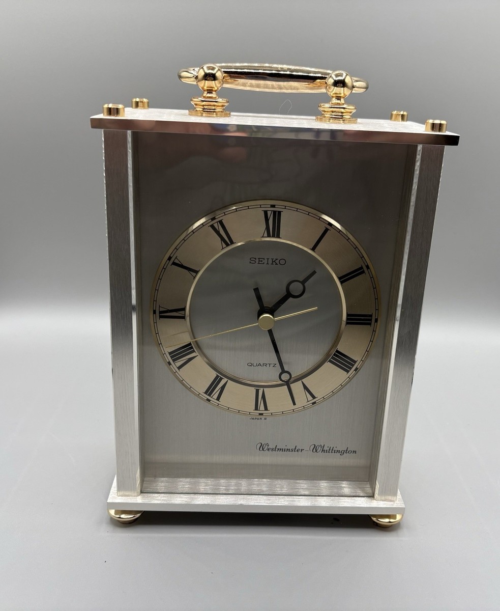 Vintage Seiko Quartz Westminster-Whittington Mantel Clock | eBay