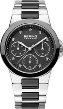 BERING Damenuhr Keramik Saphirglas Ø37mm Schwarz 32237-742