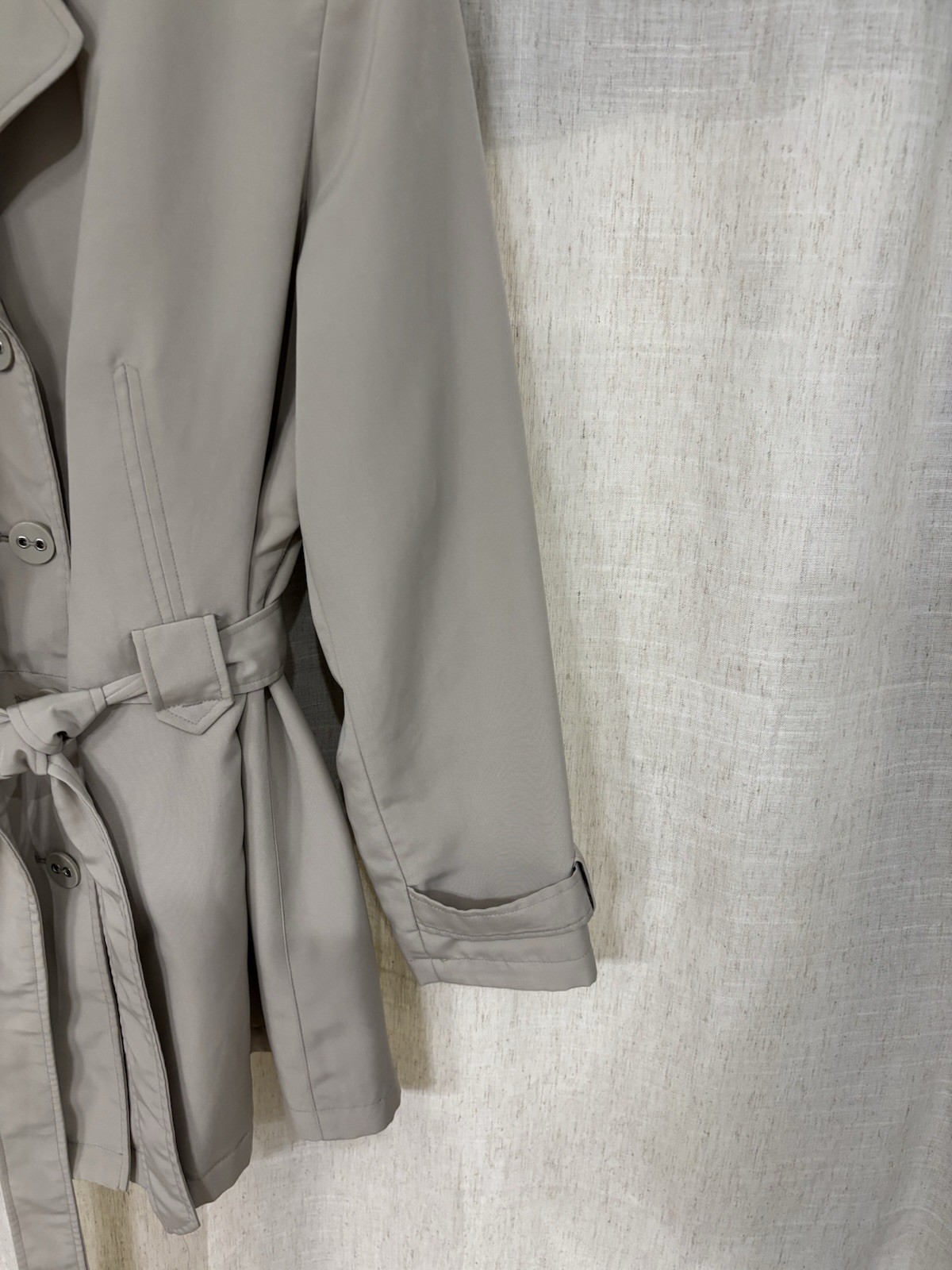 Classic Elements Women's Mid Length Button Belted… - image 5