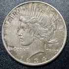 1934-S Peace Silver Dollar $1 XF Extra Fine Toned Better Date Tough Coin