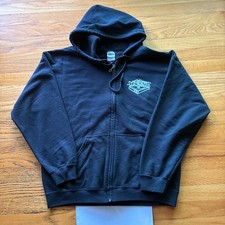 VINTAGE WCBN 88.3 FM ANN ARBOR MICHIGAN ZIP SWEATSHIRT vtg UofM mc5 stooges