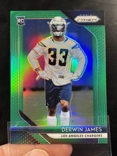 2018 Panini Prizm #248 Derwin James Prizm Green RC  ROOKIE CARD F HOF CHARGERS. rookie card picture