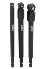 Titan 49006 6 Impact Wobble Socket Adapter Set - 3Piece