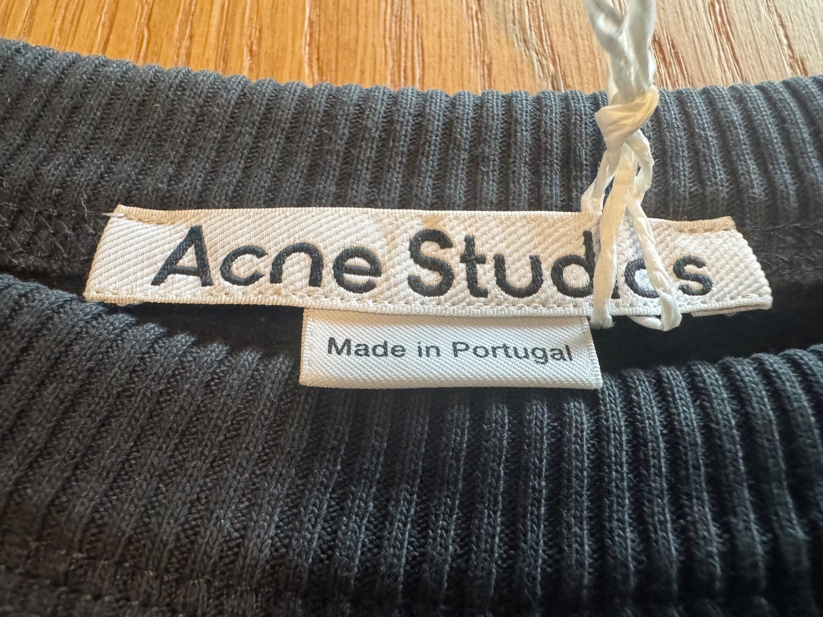 Acne Studios Logo Stamp Sweatshirt Black L image 4