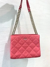 m1209 kate spade New York Shoulder Bag Near Mint 19x23cm Classic Style