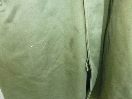 VINTAGE US ARMY MILITARY TRENCH COAT REMOVABLE WOOL LINING MEDIUM REGULAR 1952 - Picture 7 of 15