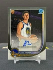 2025-26 Bowman Chrome Alex Toohey Rookie RC Auto Golden State Warriors