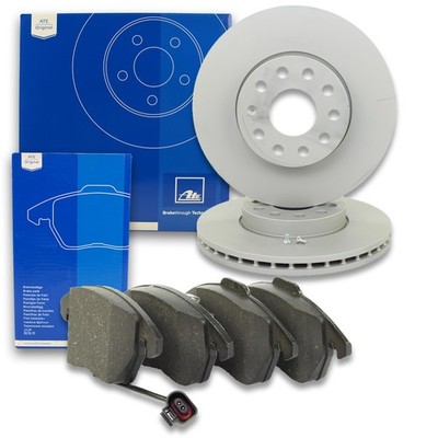 ATE Bremsscheiben Ø288mm + Beläge Vorne passend für VW Golf 5 6 Touran Audi A3