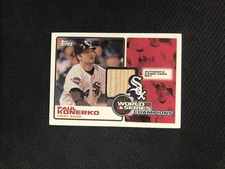 2006 Topps #WSR-PKB Paul Konerko World Series Champions GAME-USED BAT RELIC