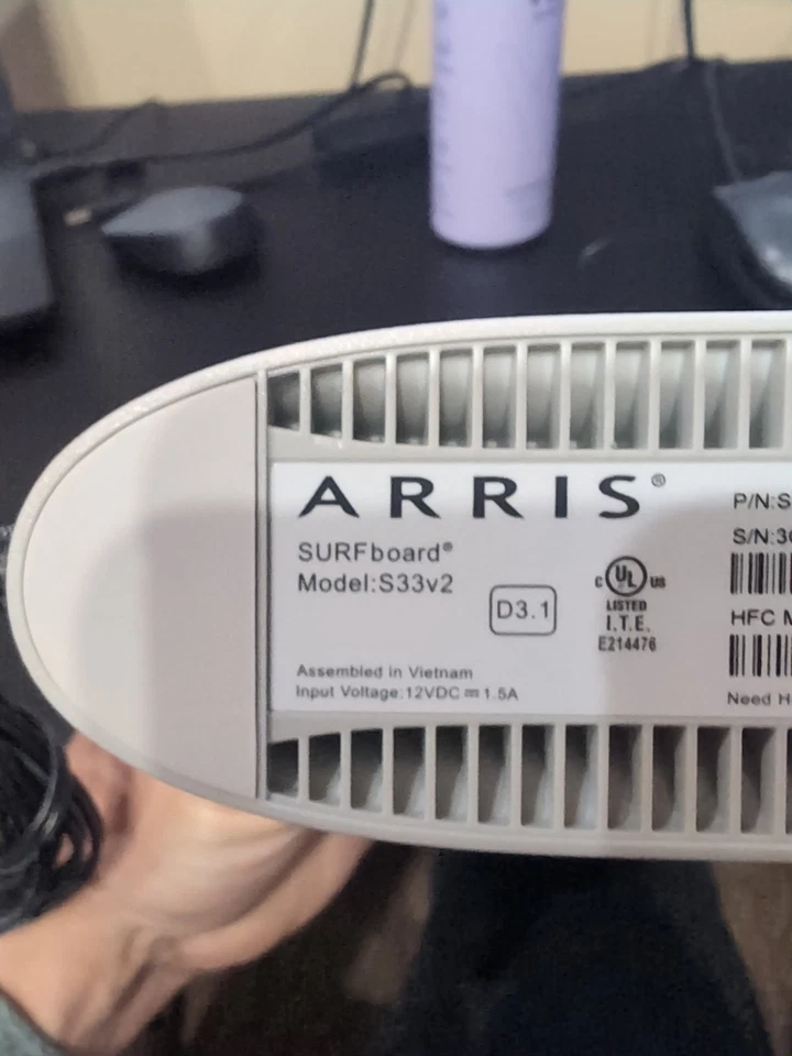 ARRIS Surfboard S33 V2 DOCSIS 3.1 - Image 3 of 3