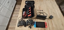 Nintendo Switch Console with 4 Games and Accessories Bundle