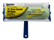 Linzer 7938 Blue Splatter Shield Roller 9 in. for Semi Smooth Surfaces