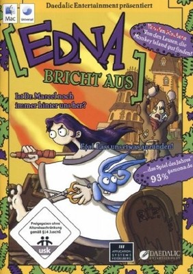   Edna Bricht Aus - [Mac] - (Apple DVD Spiel) (DE) OVP DVD CASE 