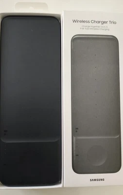 Samsung Galaxy Official Wireless Trio Charging Pad Black - Very good Condition - Image 1 of 3