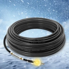 7W/Ft 10ft Plug Heat Cable – 120V, Gutter/Ice Dam/Pipe Freeze Protection