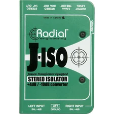 Radial Engineering J-ISO Jensen Transformer Equipped Stereo Isolator Converter