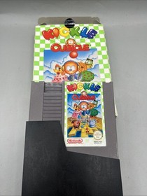 Juego Kickle Cubicle Nintendo NES en caja con insertos y p&oacute;ster, RARO