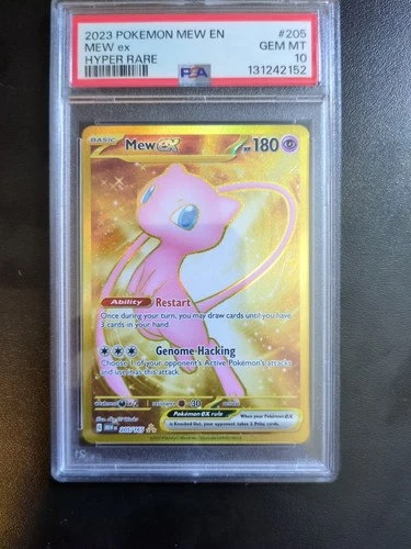 PSA 10 Mew ex 205/165 Sv: Scarlet & Violet 151 Holo