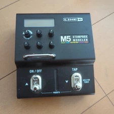 LINE6 M5 Stompbox Modeler Guitar Effect Pedal Reverb Chorus Good Condition JP