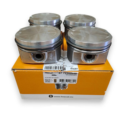 4x 81.51MM Nural piston set for Audi Vw 1.8t 20v AEB AGU AQX APU AWD ANB