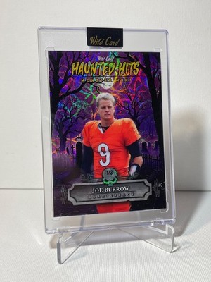 Joe Burrow 2025 Wild Card Haunted Hits 1/3 Scope Foil Holo Cincinnati Bengals 