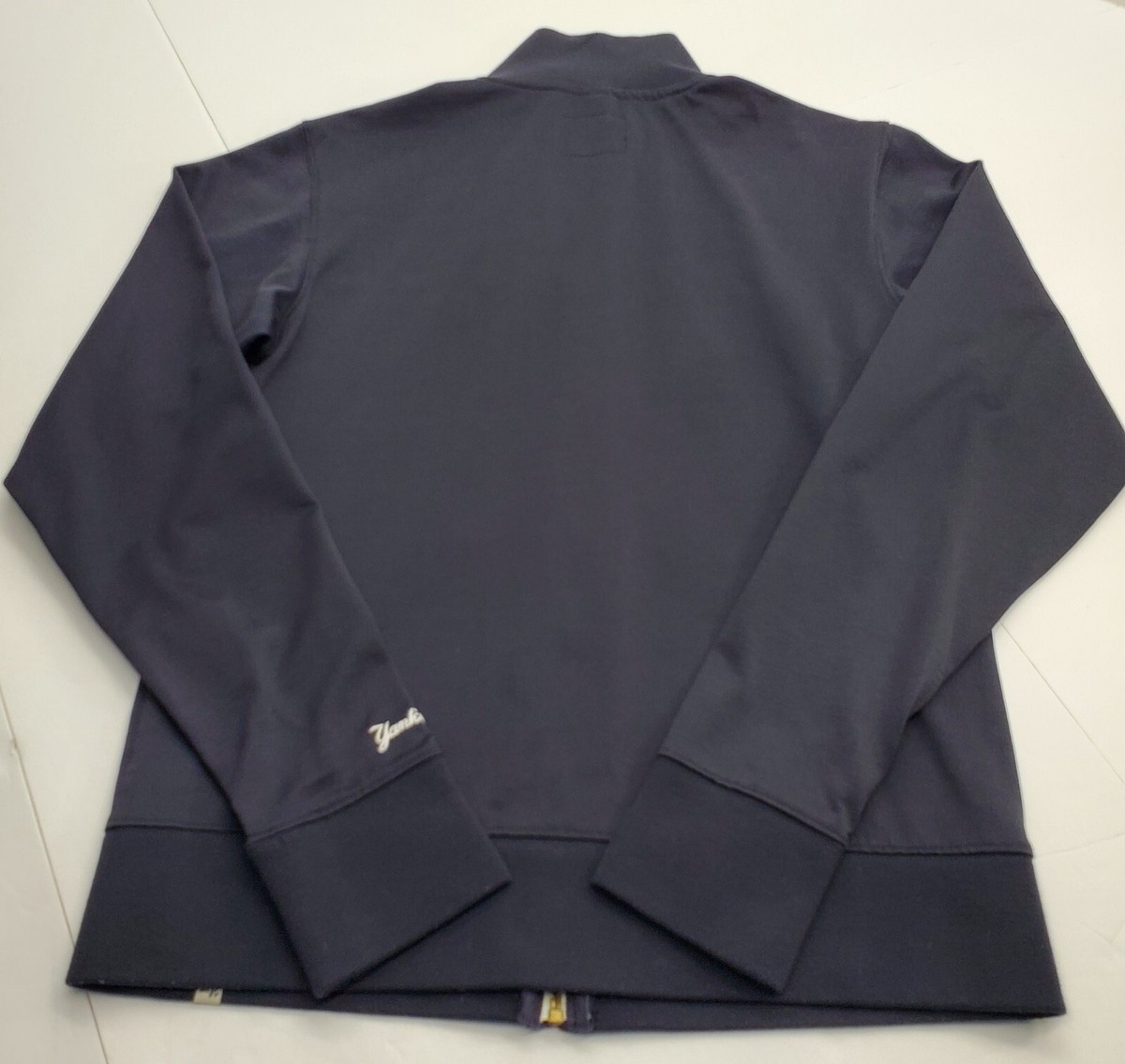 47 Brand Mens Jacket Large Blue Navy New York Yankees Full