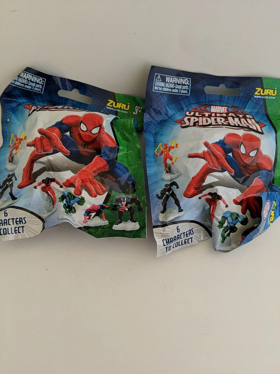 2 Piece Zuru Marvel Ultimate Spiderman Mini Blind Bags Spider Man