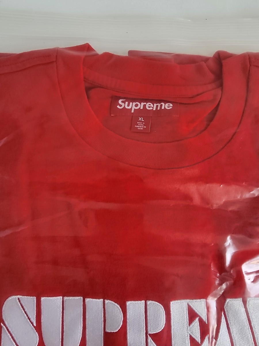 New SUPREME Sports Stencil Top T-Shirt SS24kn59 2024 week 14