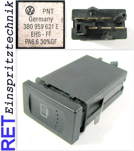 Schalter Heckscheibenheizung 3B0959621E VW Passat original