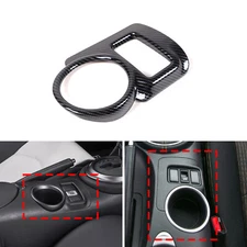 ABS Carbon Fiber interior Center Cup Holder Cover Trim For Nissan 370Z 09-20 US