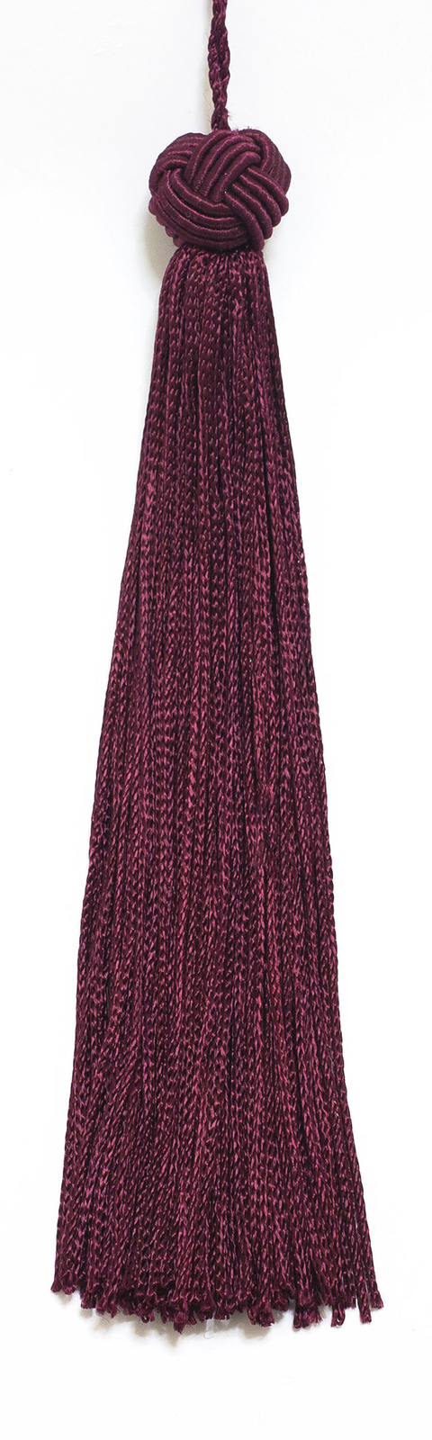 Ruby Red 5.5"" Chainette Tassels Rosewood Passion [Set of 10]