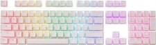 Redragon A130W PBT Pudding keycaps white, 104 key caps for mechanical keyboard