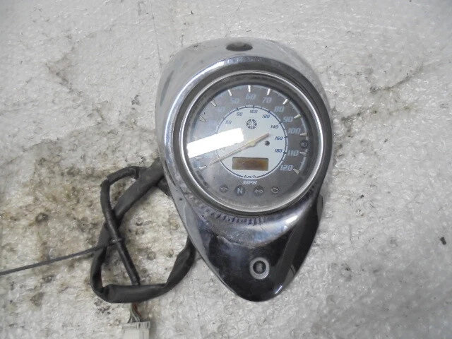 Yamaha V Star 1100 XVS1100 1999-09 medidores personalizados OEM medidor velocímetro Foto 3 de 4