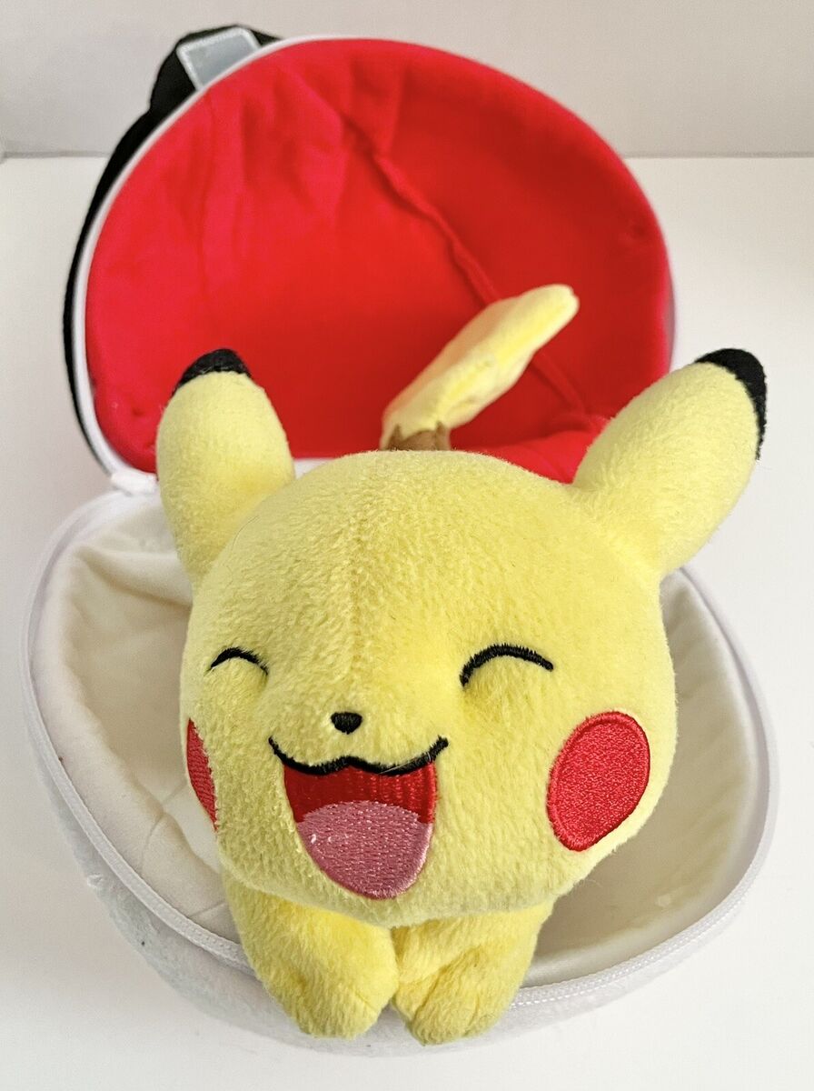 TOMY Official 2017 Mew and Pikachu Pokemon Yellow Pink 8" Soft Plush  Toys